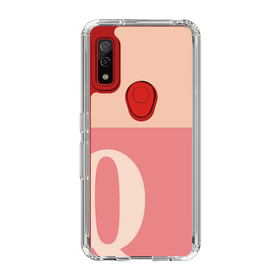 Slim Protection Case［ Original - initial two tone - Q pink ］