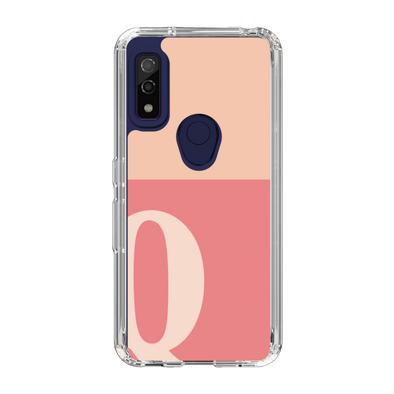 Slim Protection Case［ Original - initial two tone - Q pink ］