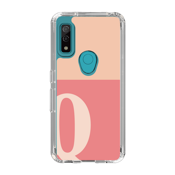 Slim Protection Case［ Original - initial two tone - Q pink ］
