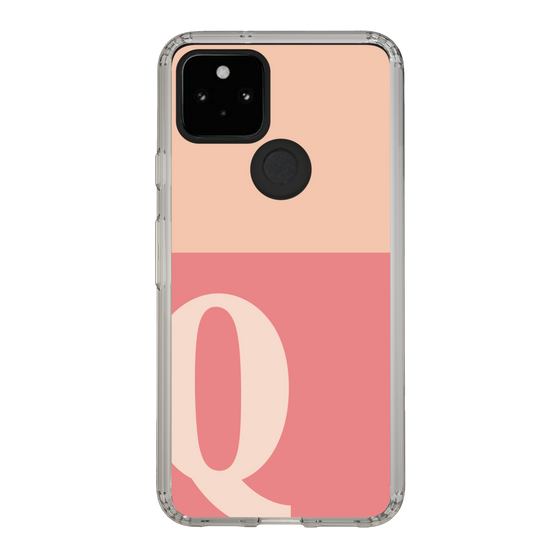 Slim Protection Case［ Original - initial two tone - Q pink ］