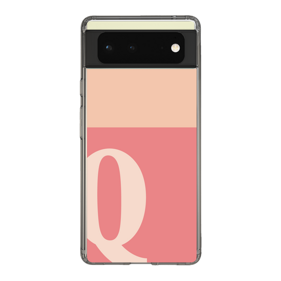 Slim Protection Case［ Original - initial two tone - Q pink ］