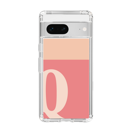 Slim Protection Case［ Original - initial two tone - Q pink ］