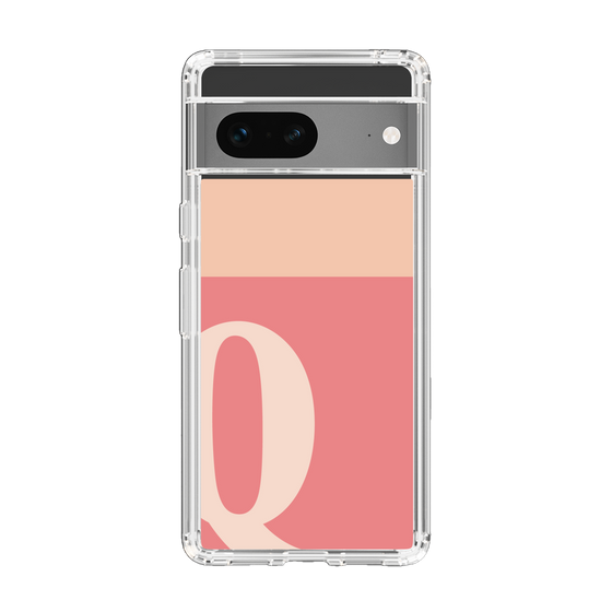 Slim Protection Case［ Original - initial two tone - Q pink ］