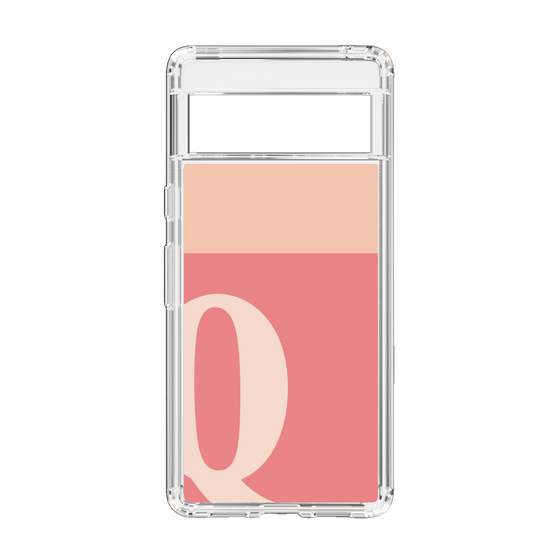 Slim Protection Case［ Original - initial two tone - Q pink ］