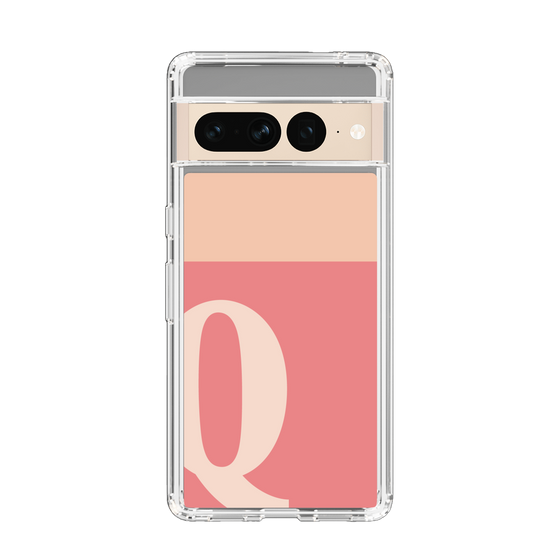 Slim Protection Case［ Original - initial two tone - Q pink ］