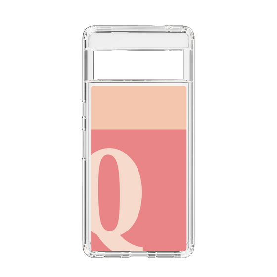 Slim Protection Case［ Original - initial two tone - Q pink ］