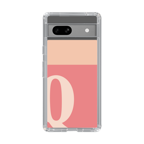 Slim Protection Case［ Original - initial two tone - Q pink ］