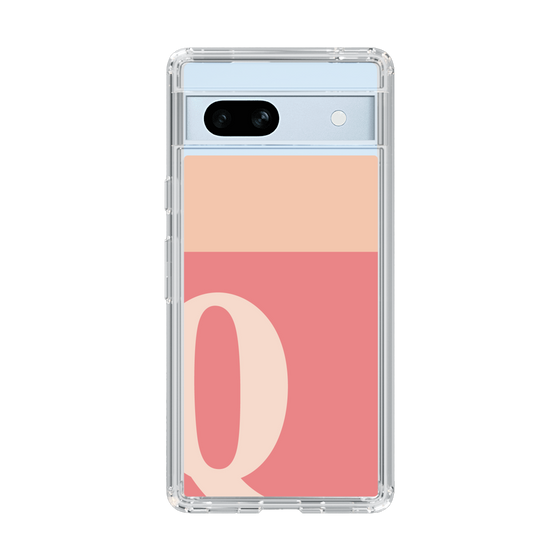 Slim Protection Case［ Original - initial two tone - Q pink ］