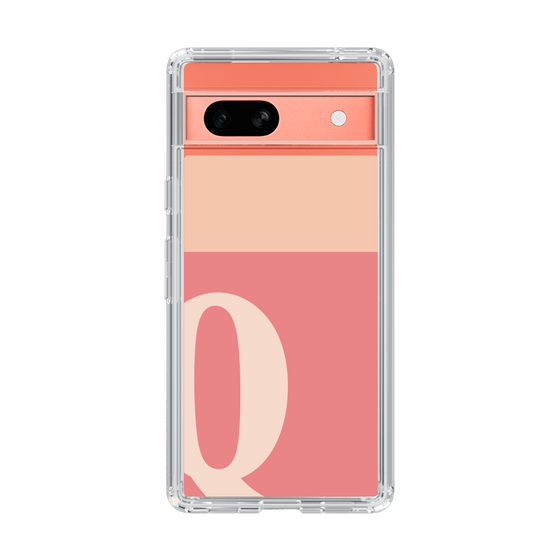 Slim Protection Case［ Original - initial two tone - Q pink ］