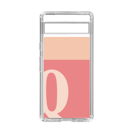 Slim Protection Case［ Original - initial two tone - Q pink ］