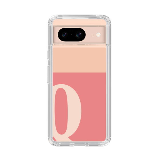 Slim Protection Case［ Original - initial two tone - Q pink ］
