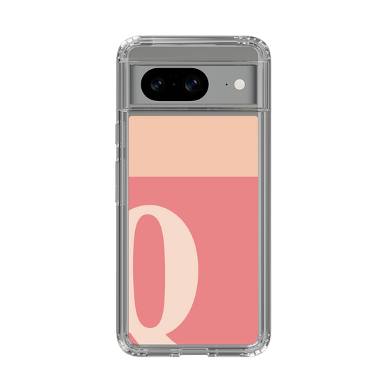 Slim Protection Case［ Original - initial two tone - Q pink ］