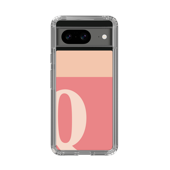 Slim Protection Case［ Original - initial two tone - Q pink ］