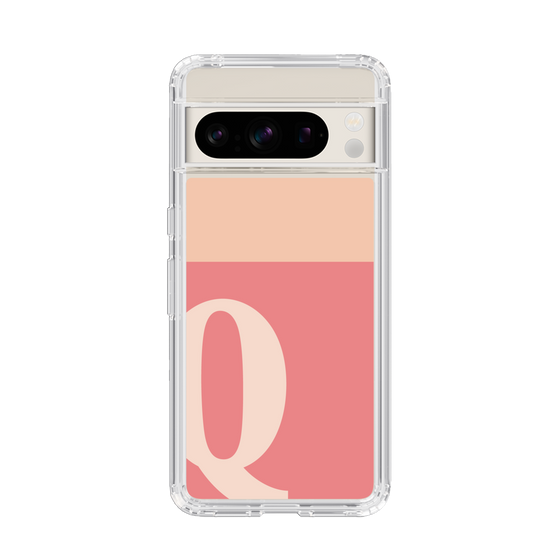 Slim Protection Case［ Original - initial two tone - Q pink ］