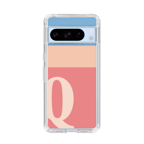 Slim Protection Case［ Original - initial two tone - Q pink ］