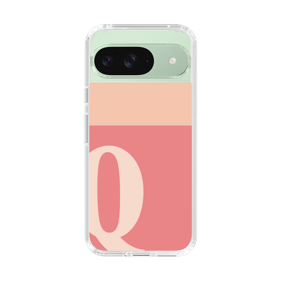 Slim Protection Case［ Original - initial two tone - Q pink ］
