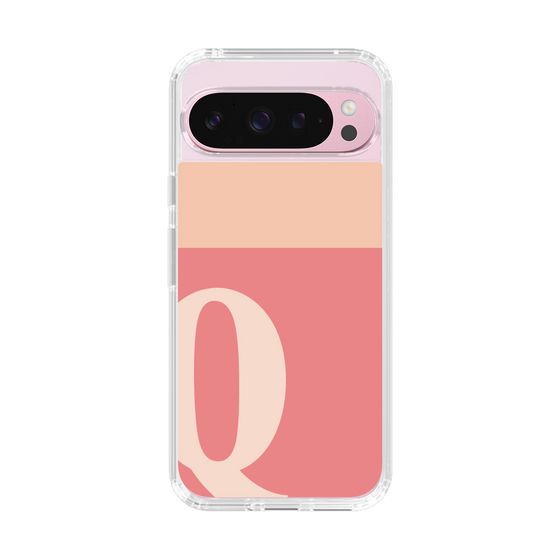 Slim Protection Case［ Original - initial two tone - Q pink ］