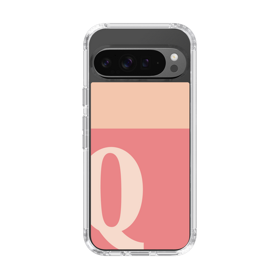 Slim Protection Case［ Original - initial two tone - Q pink ］
