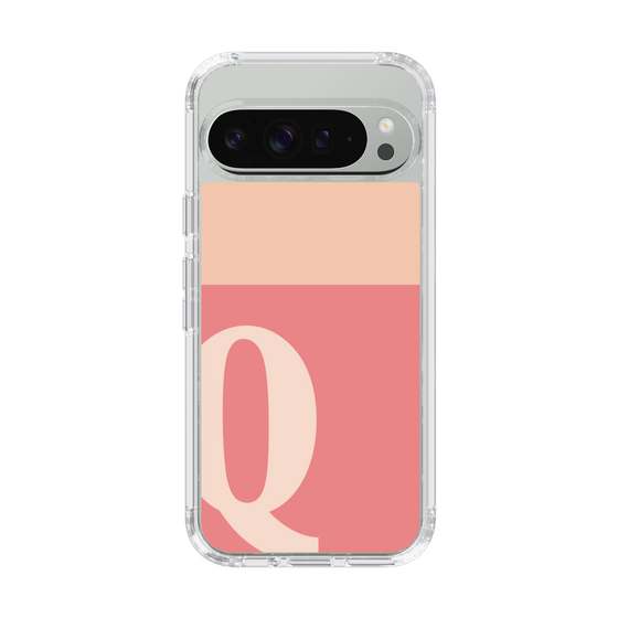 Slim Protection Case［ Original - initial two tone - Q pink ］