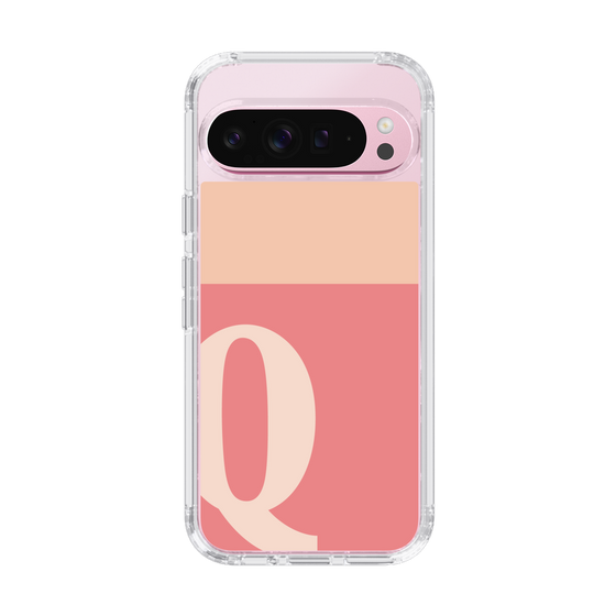 Slim Protection Case［ Original - initial two tone - Q pink ］