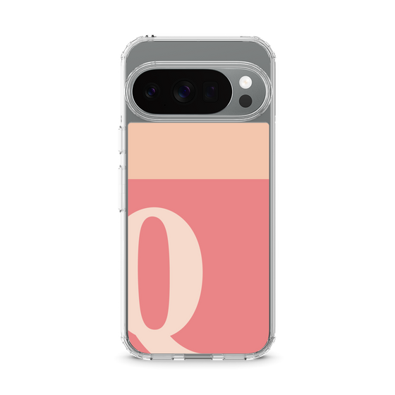 Slim Protection Case［ Original - initial two tone - Q pink ］