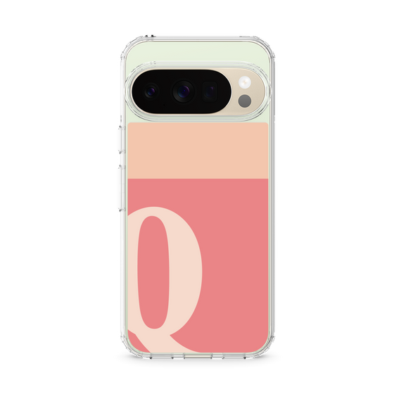 Slim Protection Case［ Original - initial two tone - Q pink ］