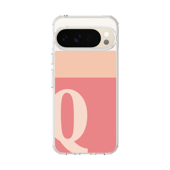 Slim Protection Case［ Original - initial two tone - Q pink ］