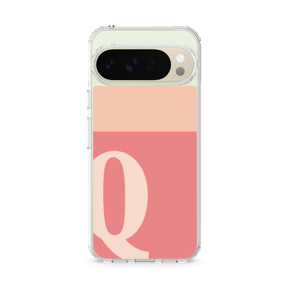 Slim Protection Case［ Original - initial two tone - Q pink ］