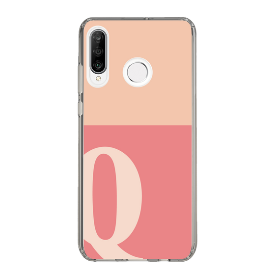 Slim Protection Case［ Original - initial two tone - Q pink ］