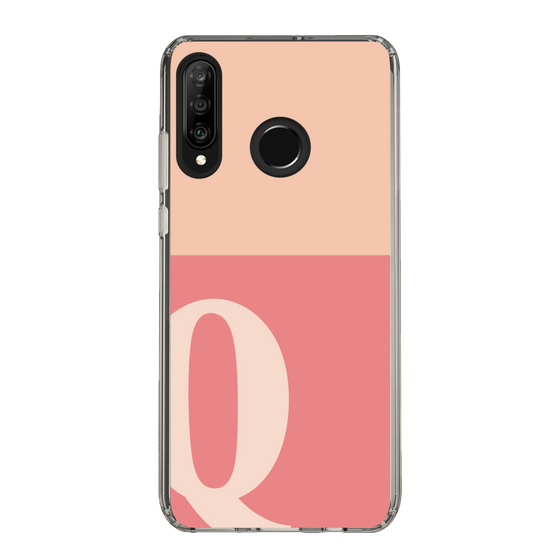 Slim Protection Case［ Original - initial two tone - Q pink ］