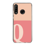 Slim Protection Case［ Original - initial two tone - Q pink ］