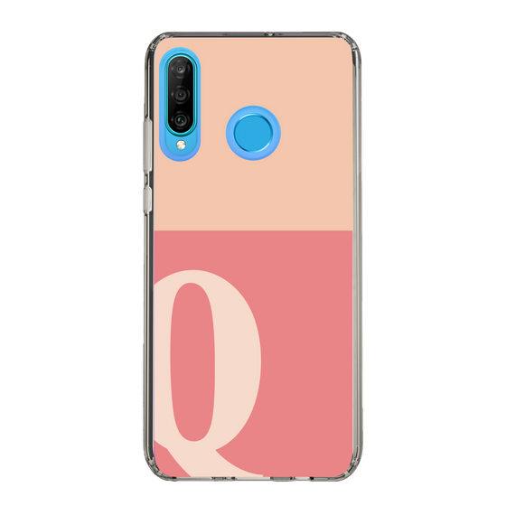 Slim Protection Case［ Original - initial two tone - Q pink ］