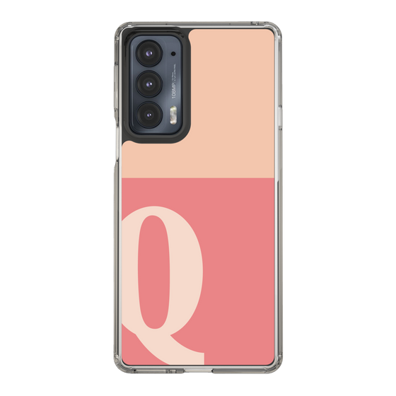 Slim Protection Case［ Original - initial two tone - Q pink ］