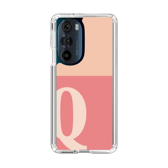 Slim Protection Case［ Original - initial two tone - Q pink ］