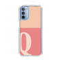 Slim Protection Case［ Original - initial two tone - Q pink ］