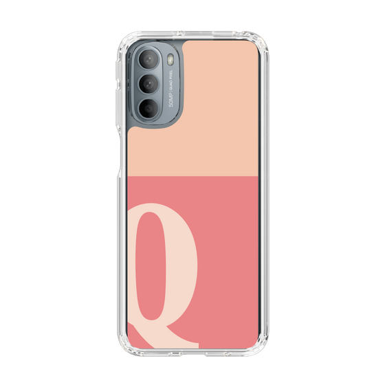 Slim Protection Case［ Original - initial two tone - Q pink ］