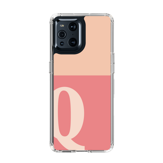 Slim Protection Case［ Original - initial two tone - Q pink ］