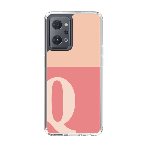 Slim Protection Case［ Original - initial two tone - Q pink ］