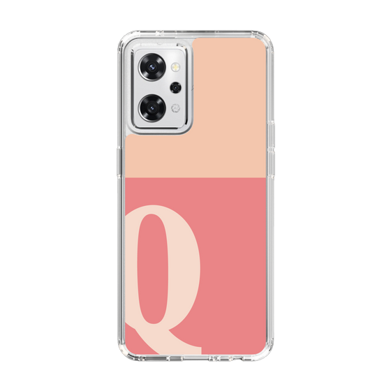 Slim Protection Case［ オリジナル - initial two tone - Q pink ］