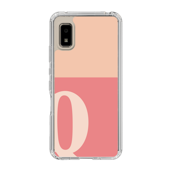 Slim Protection Case［ Original - initial two tone - Q pink ］