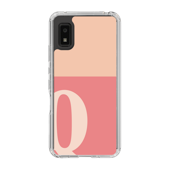 Slim Protection Case［ Original - initial two tone - Q pink ］