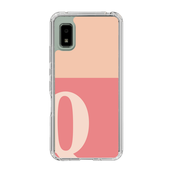 Slim Protection Case［ Original - initial two tone - Q pink ］
