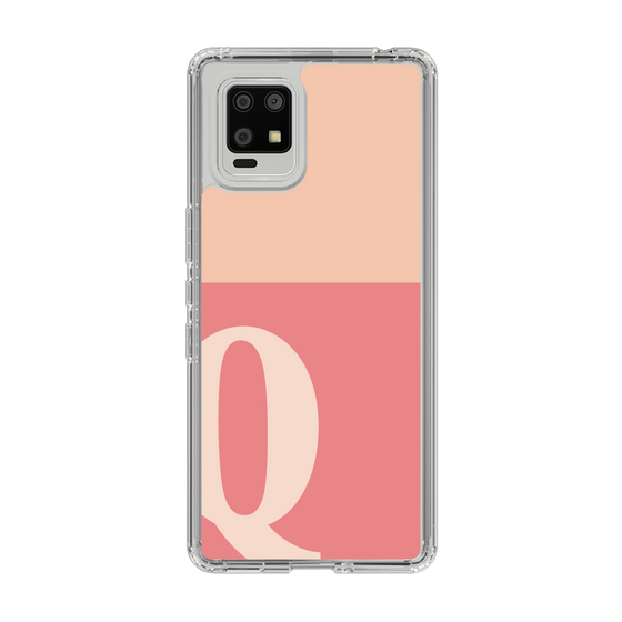 Slim Protection Case［ Original - initial two tone - Q pink ］