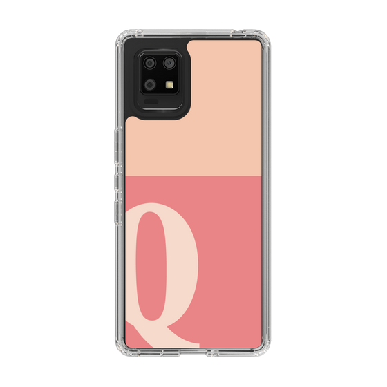 Slim Protection Case［ Original - initial two tone - Q pink ］