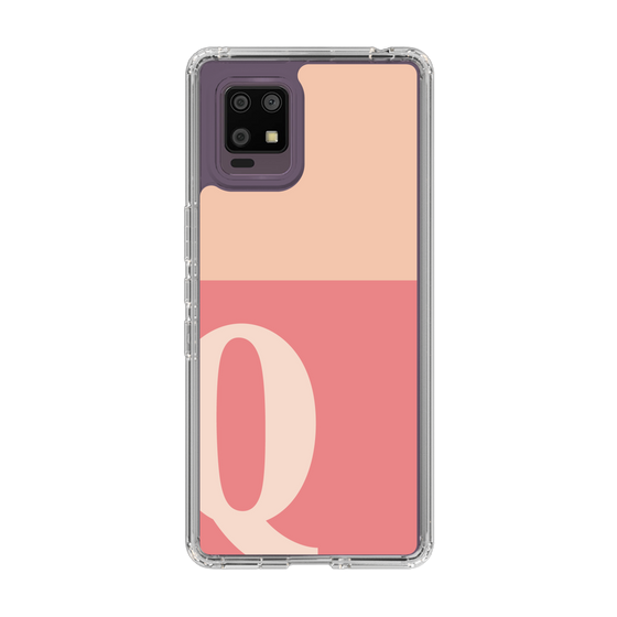 Slim Protection Case［ Original - initial two tone - Q pink ］