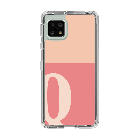 Slim Protection Case［ Original - initial two tone - Q pink ］