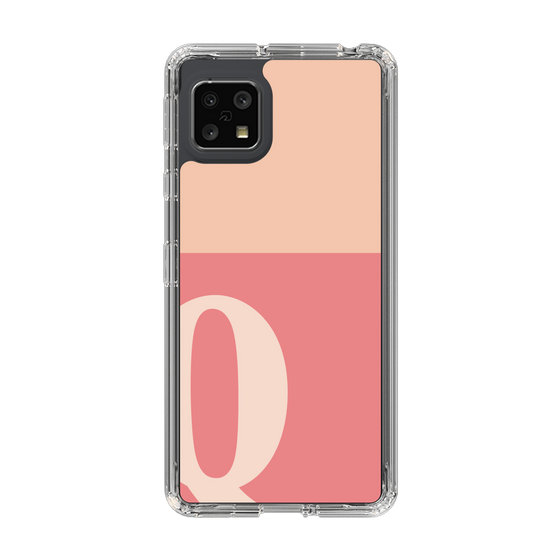 Slim Protection Case［ Original - initial two tone - Q pink ］