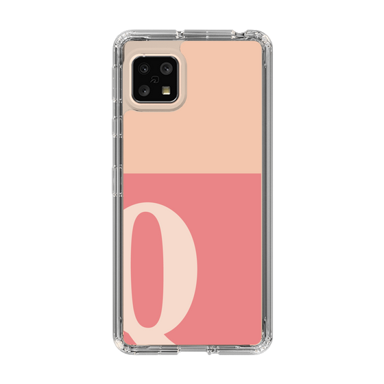 Slim Protection Case［ Original - initial two tone - Q pink ］