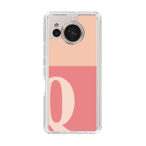 Slim Protection Case［ Original - initial two tone - Q pink ］