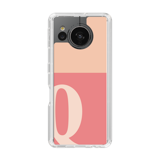 Slim Protection Case［ Original - initial two tone - Q pink ］